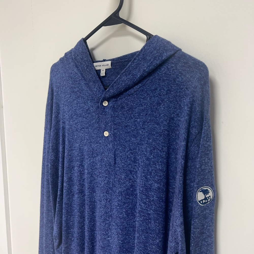 Peter Millar Heathered Blue Men's Sweater